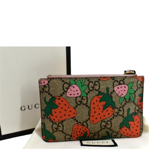 gucci key pouch ophidia|gucci key pouch strawberry.